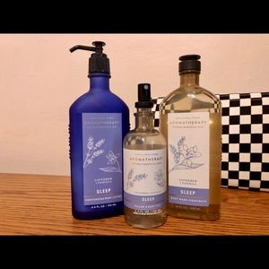 Bath and Body Works Aromatherapy Lavender Vanilla SLEEP Set